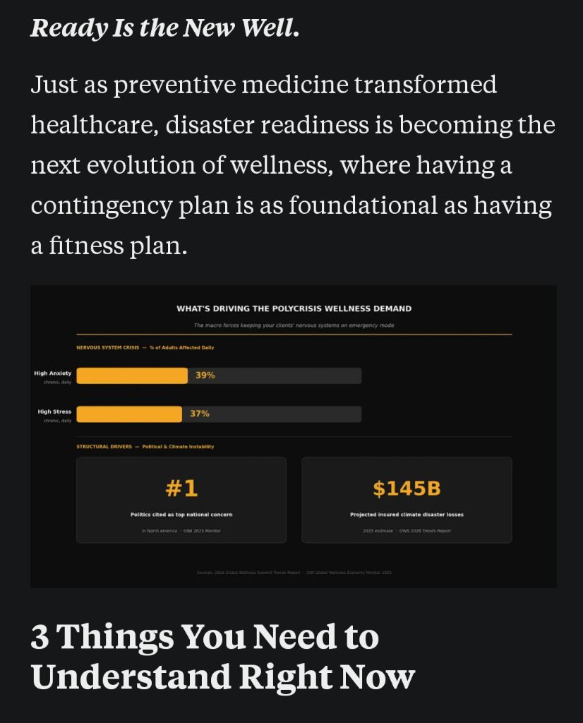 Ready is the new well